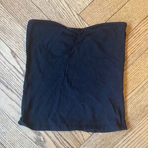 Vintage full tilt black ruched tube top